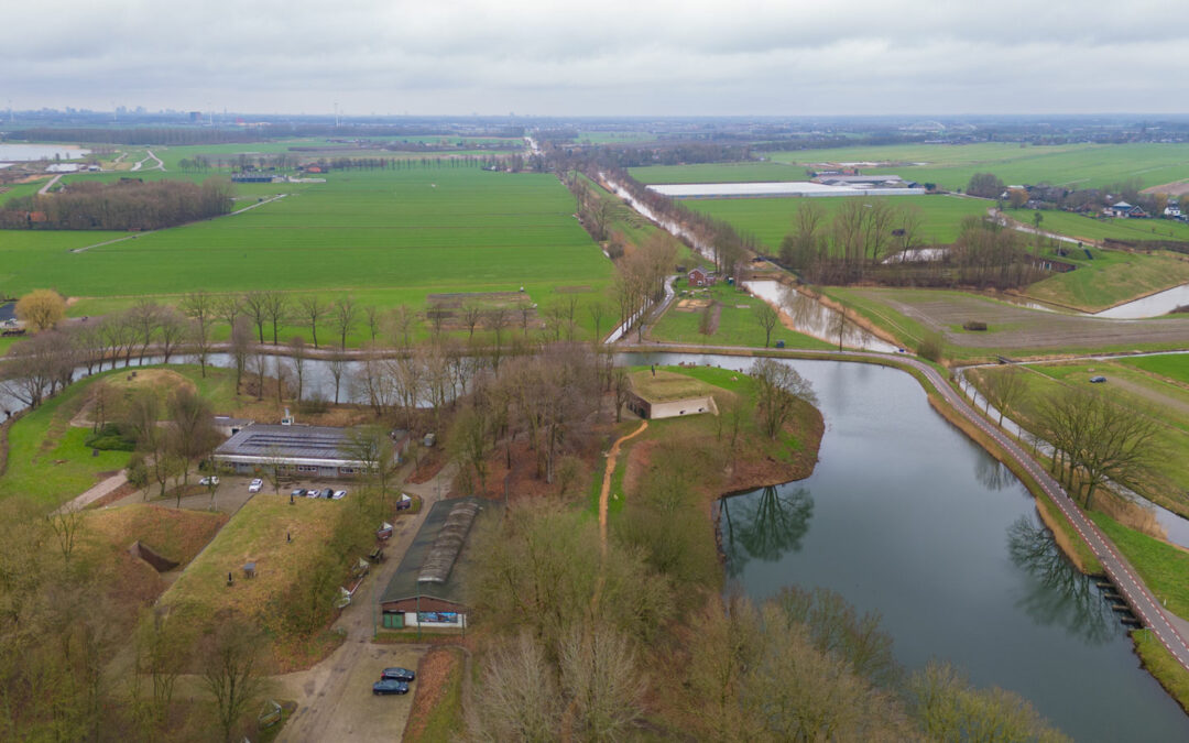 Met je drone bij Fort Honswijk – Bij Tull en ’t Waal vliegen