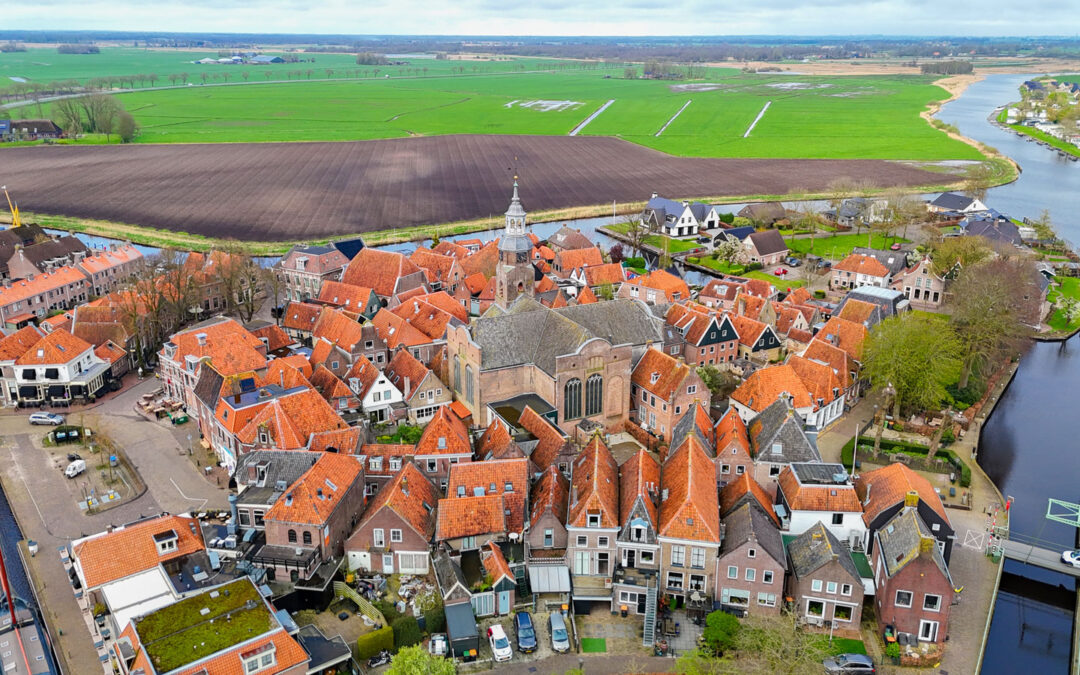 Blokzijl bekijken met een drone