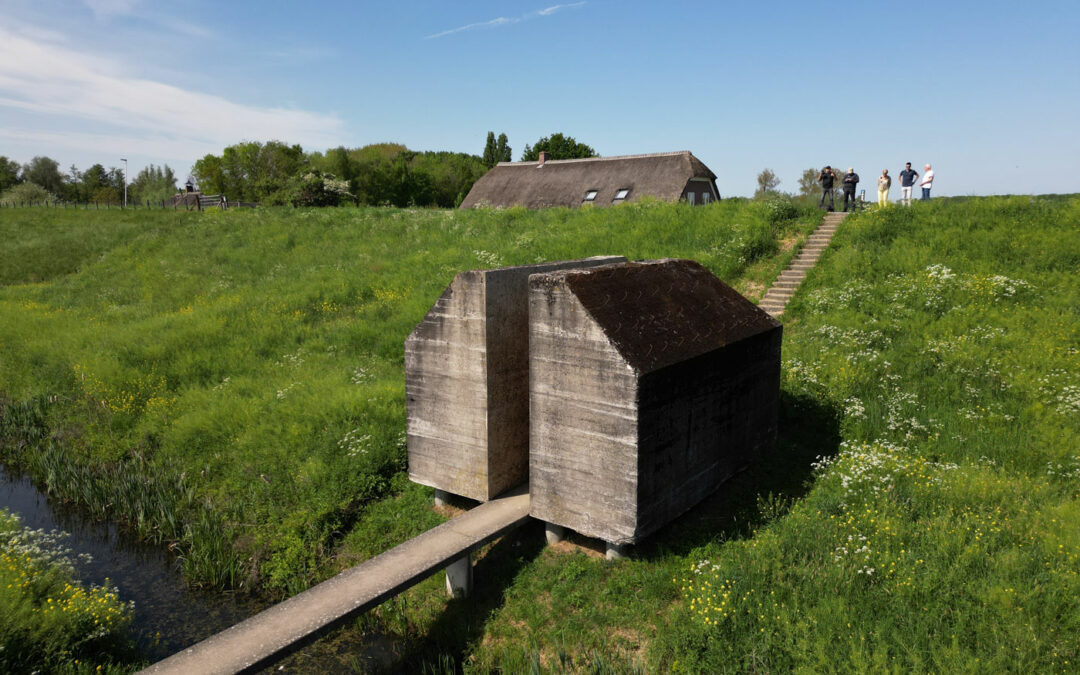 Zijderveld – met je drone bij de doorgezaagde bunker vliegen